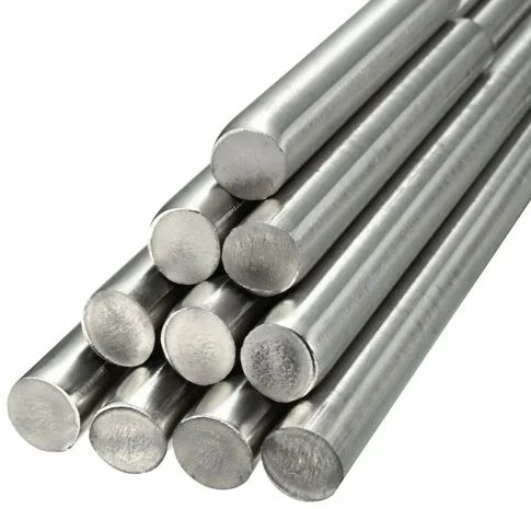 Polished Round Stainless Steel Rod, Color : Silver For Construction Use