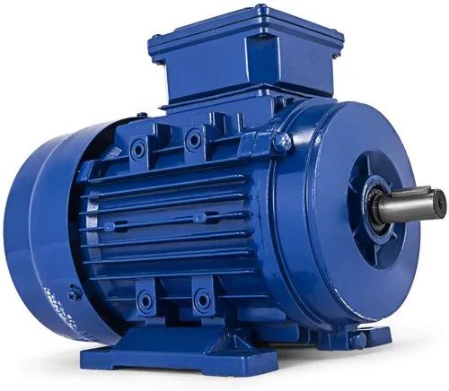 AC Three Phase Electric Motor, Color : Blue For Industrial Use