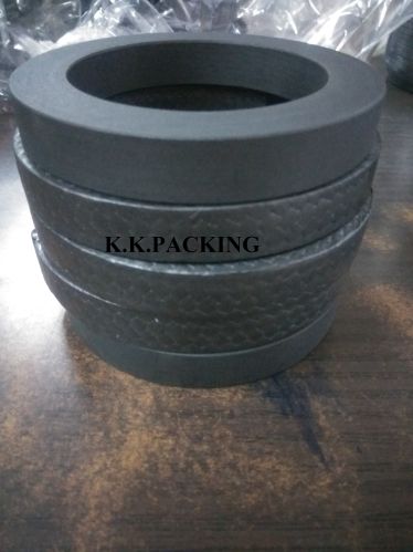 Polished Graphite PTFE Cut Rings, Color : Black Standard