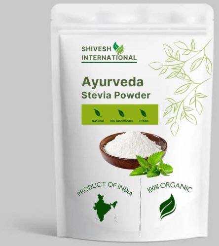 Organic Ayurveda Stevia Powder Dried, Packaging Type : Plastic Packets For Cooking