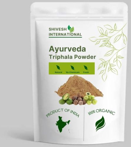 Shivesh International Ayurveda Triphala Powder, Color : Brown, Packaging Type : Plastic Packet For Reduce Digestion Problem