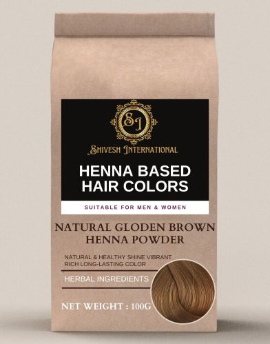 Shivesh International Golden Brown Henna Based Hair Color