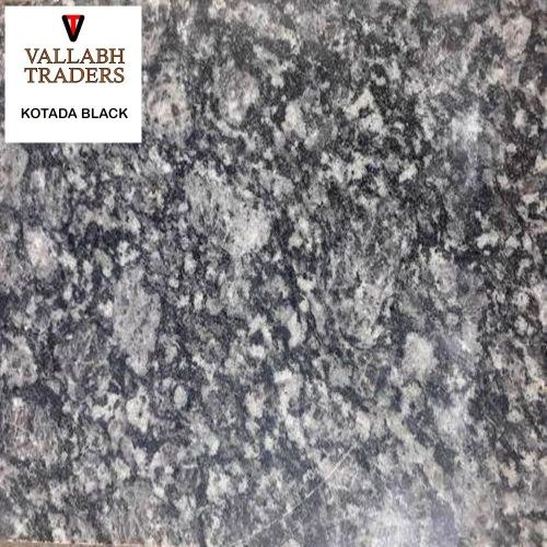 Polished Kotda Black Granite Slab For Countertop, Flooring