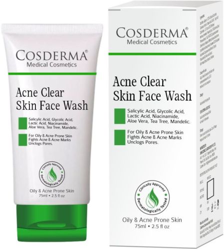 Cosderma Anti Acne Face Wash, Packaging Type : Tube, Age Group : All, Gender : Uiisex