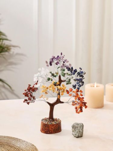 Gemstone Seven Chakra Tree