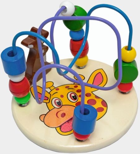 Polished TE-92 Wooden Kids Giraffe Abacus, Color : Multicolor