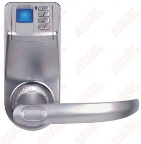 Polished Zinc Alloy Adel 3398 Fingerprint Digital Door Lock