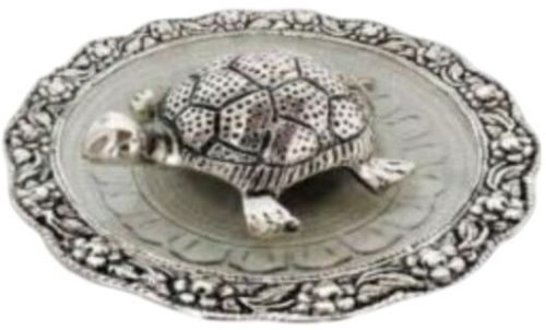 Sep Aluminum Aluminium Silver Kachua Plate, Color : Golden Antique For Gifts Items