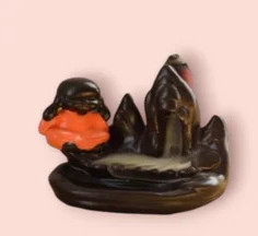 Polished Little Smoke Buddha Statue, Color : Multicolor Modern For Home