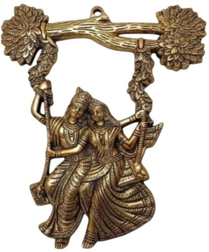 Radha Krishna Jhula Wall Statue For Gifting, Festival, Gift