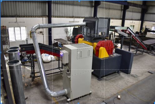 Double Shaft Organic Waste Shredding Machine