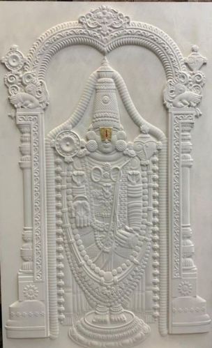White Marble Stone Carving Design For Decoration, Temple Decoration
