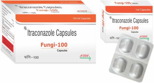 Itraconazole 100mg Capsules, Brand Name : FUNGI-100
