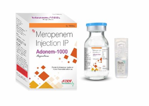 Meropenem 1000 Mg Injection, Dosage Form : 1000mg