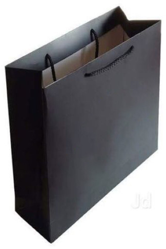 Laminated Grey Back Duplex Paper Bag With Cotton Rope Handle