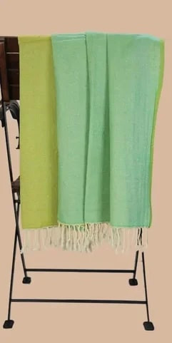 Plain Woolen Throw 140X200 Cm, Technics : Handloom