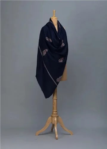 Sku AS00711109 Full Embroidery Pashmina Shawl 100x200 Cm, Gender : Female, Technics : Handloom
