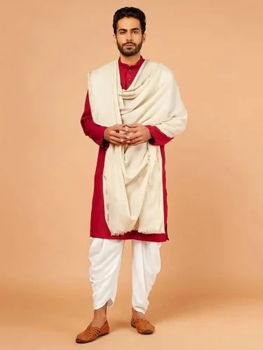 Sku AS01091847 Mens Woolen Shawl Casual Wear, Technics : Handloom