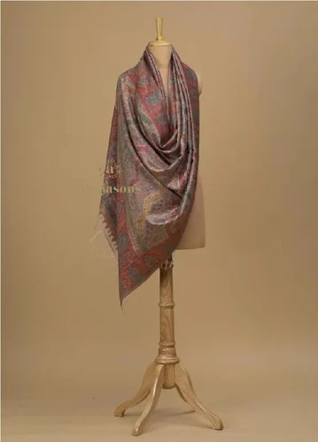 Printed Sku AS01241216 Silk Dupatta, Color : Multi Color, Technics : Handloom