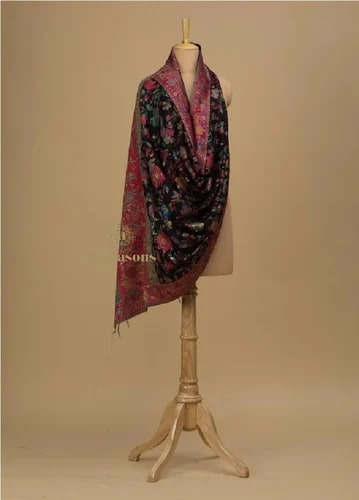 Printed Sku AS01241224 Silk Dupatta, Color : Multi Color, Technics : Handloom