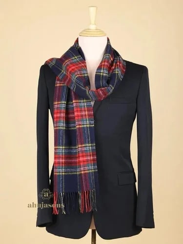 Sku AS01731016 Mens Woolen Muffler 30X165 Cm, Technics : Handloom