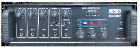 Electric Ssb 100 PA Amplifier, Color : Black For Manual