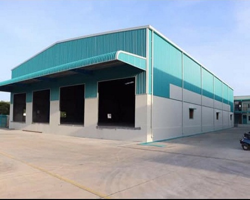 Printed Polished Mild Steel Industrial Shed Fabrication, Shape : Square, Certification : Iso 9001:2008