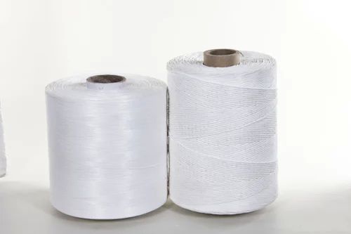 Plain Polyester Fibc Stitching Thread, Color : White