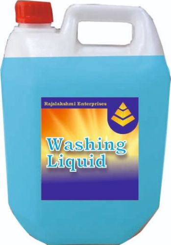 Rajalakshmi Enterprises Washing Liquid, Color : Blue 99%, Packaging Type : Plastic Can