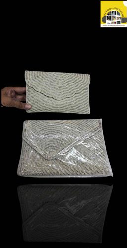 Customize Embroidered Fancy Clutches, Closure Type : Zipper