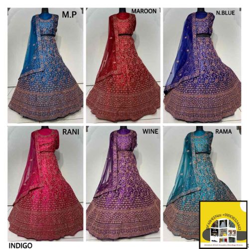 Fancy Designer Bridal Lehenga, Sleeve Type : Half Sleeve, Technics : Embroidery Work