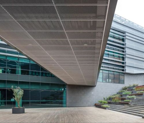 Swan Aluminium Polished Concealed Grid Expanded Mesh, Color : Grey