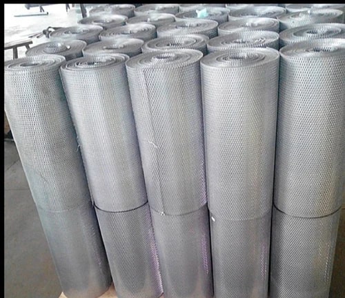 Swan Galvanised Aluminium Mosquito Bat Expanded Mesh, Color : Grey