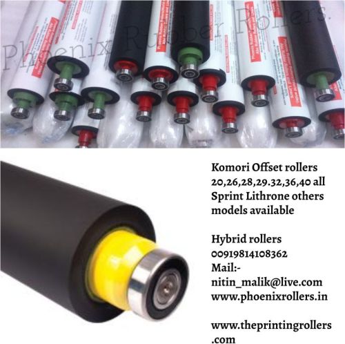 Komori Sprint 26 Printing Machine Rubber Roller Set