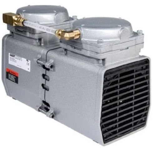 Electric Powder Coated Cast Iron Gast Rotary Vacuum Pump, Shape : Rectangular