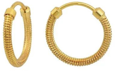 Polished Brass Imitation Bali Earrings, Color : Golden Casual Wear, Packaging Type : Box