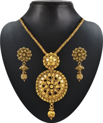 Imitation Pendant Set, Color : Golden Party Wear