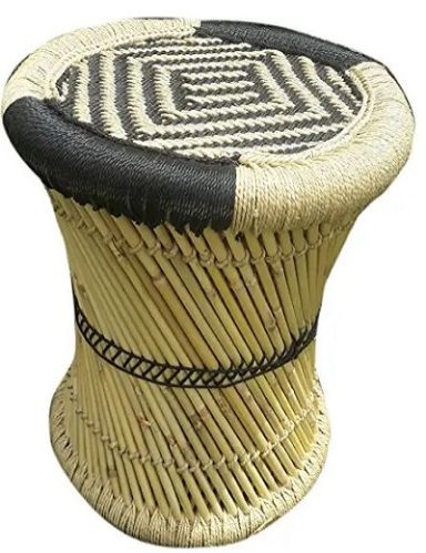Elegant style indian cane sarkanda stools 18x18x16Inch Non Folding for Shop, Restaurants, Office, Home