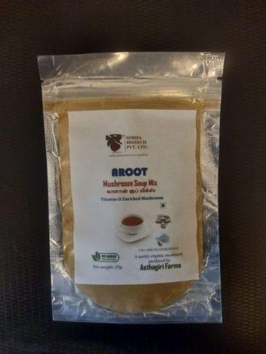 Simha Biotech Arcot Mushroom Soup Mix 6Months, Packaging Size : 25g