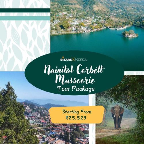 Nainital Corbett Mussoorie Tour Package