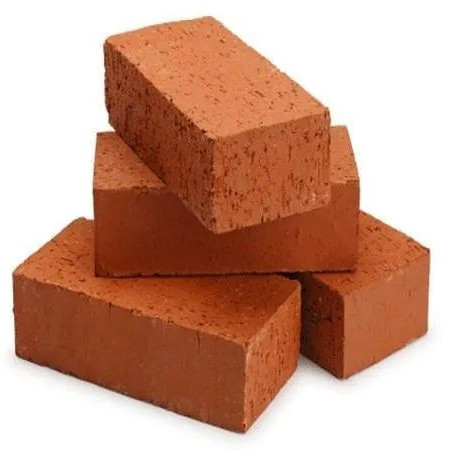 Clay Unpolished Industrial Red Bricks, Shape : Rectangular For Side Walls, Partition Walls