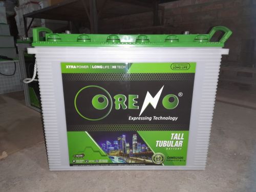 Oreno 250Ah Tall Tubular Battery, Voltage : 12V