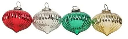 Plain Glass Claire Small Christmas Ornaments