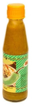 200 Gm Green Chilli Sauce 100%, Available Size : 200gm, Taste : Spicy