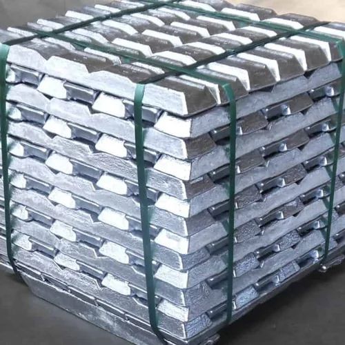 Polished Silver Aluminum Ingot Sn99.95%, Weight : 100-200kg For Industrial Use