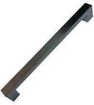 Polished Metal Black Door Handles Standard