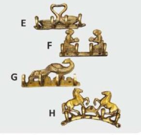 Polished Brass 3 Point Khunti, Color : Golden Standard