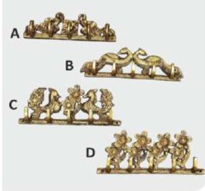 Polished Brass 4 Point Khunti, Color : Golden Standard