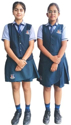 Cotton Girls School Uniform, Age Group : 10-15years, 15-20years