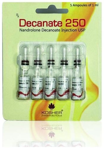 Kosher Pharmaceuticals Decanate 250 Injection, CAS No. : 360-70-3, Einecs No. : 200-315-4 For Clinic, Hospital